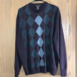 Mens Purple Dockers Sweater XL